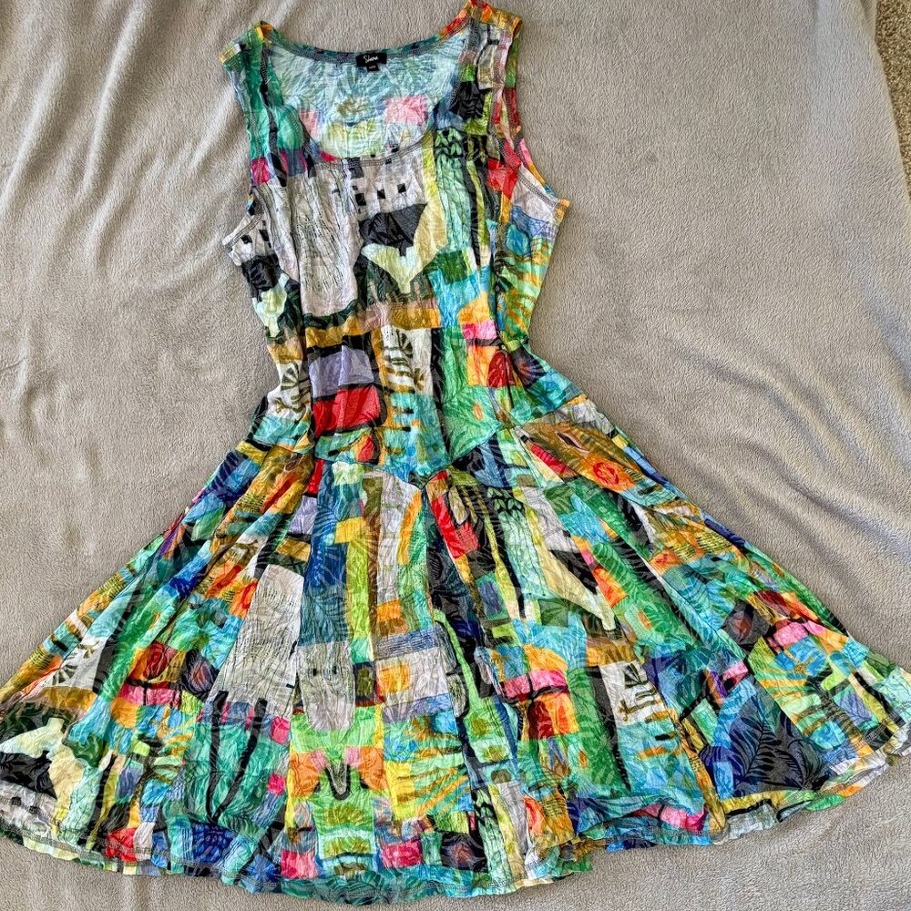 Colorful, light summer dress